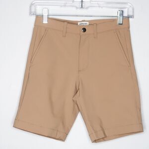 J.Crew Boys Crewcuts Active Shorts Size 8 Brown Tan‎ Outdoors Training Preppy
